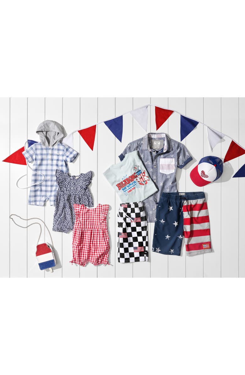 Tucker + Tate Print Romper, Alternate, color,