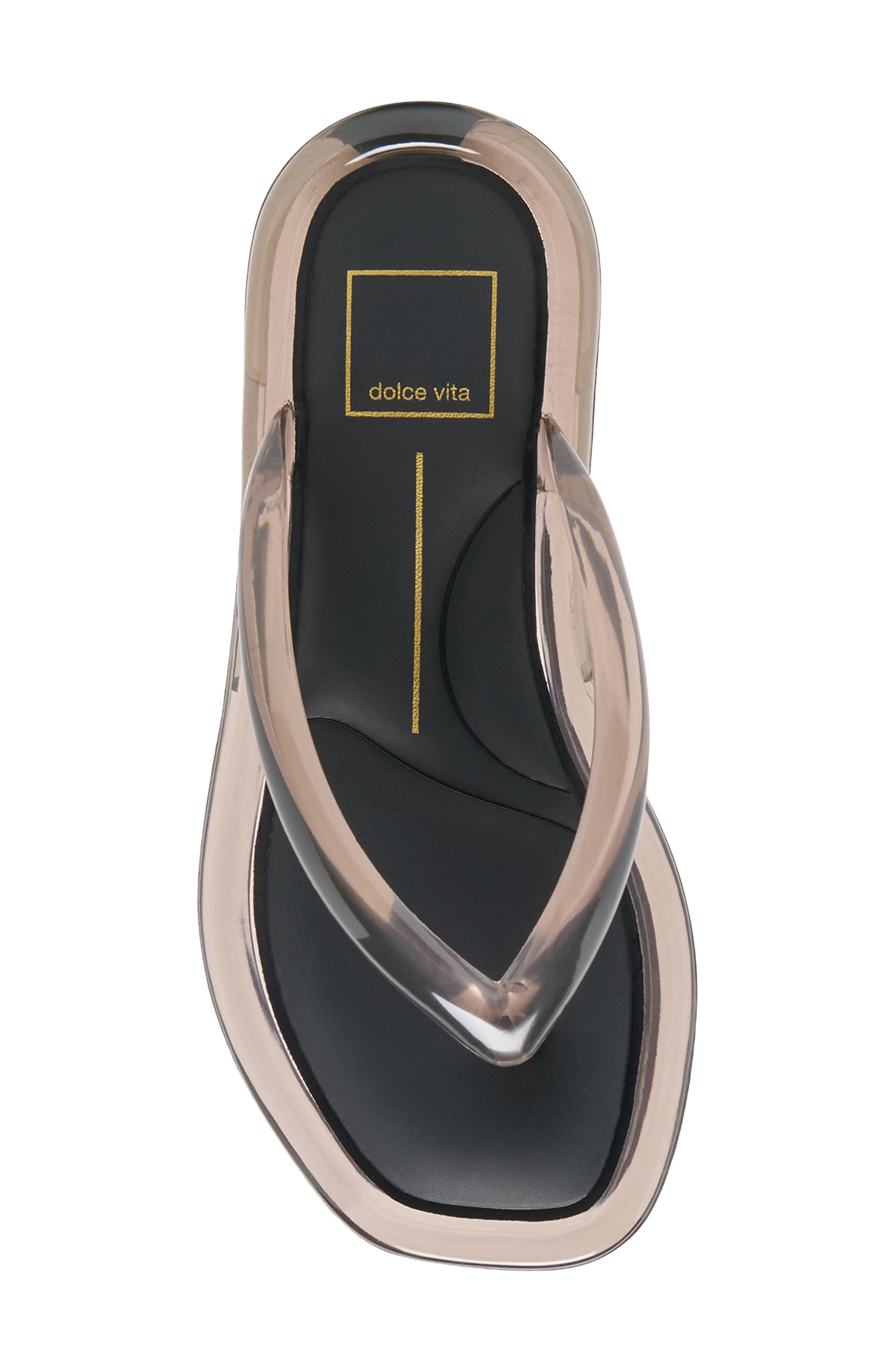 Dolce Vita Jozey Flip Flop, Alternate, color, Black Jelly