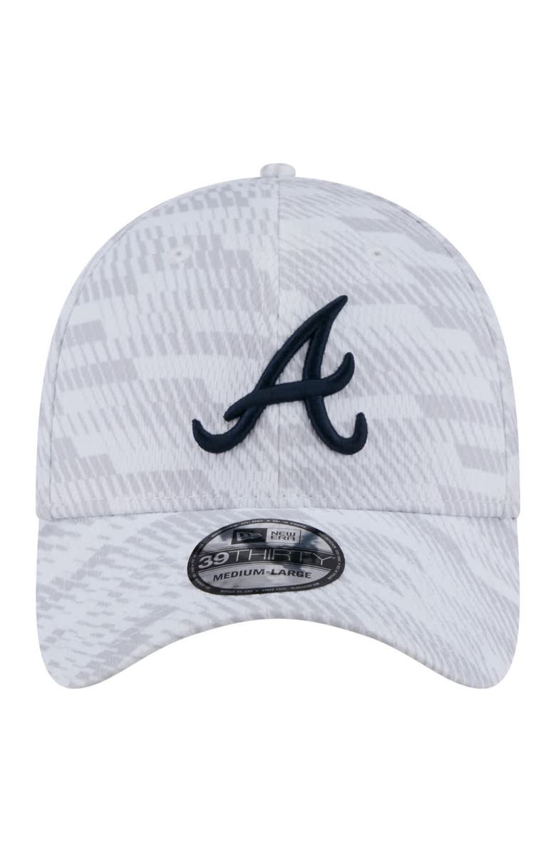 New Era Men's New Era  White Atlanta Braves Graded 39THIRTY Flex Hat, Alternate, color, 