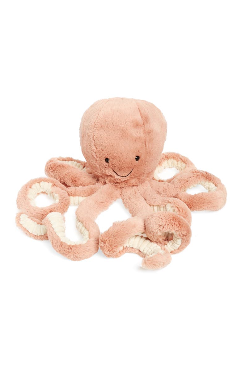 Jellycat Medium Odell Octopus Stuffed Animal, Main, color,