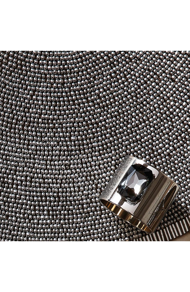 Joanna Buchanan Single gem napkin rings, topaz, set of two, Alternate, color, Grey