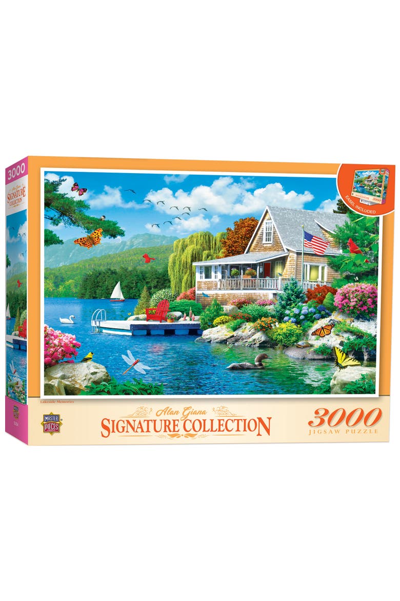 Lakeside Memories 3000pc Puzzle, Main, color, Multicolor