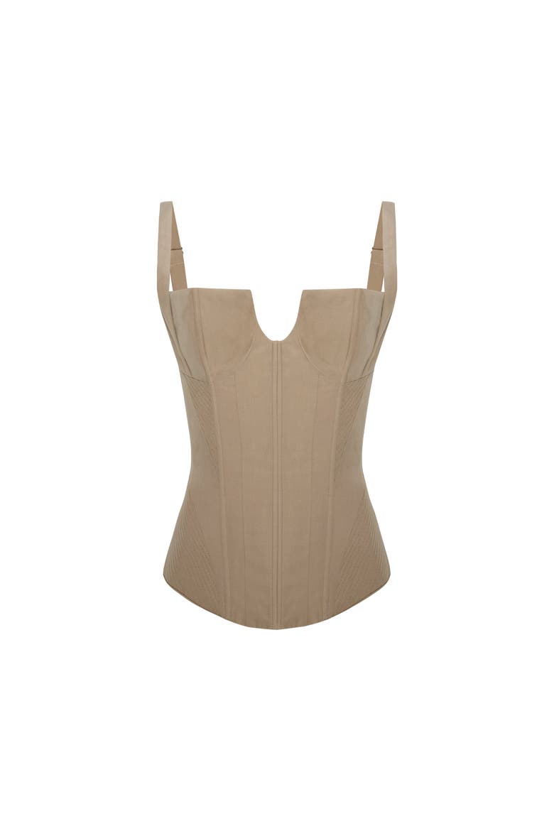Corset Top, Main, color, BEIGE