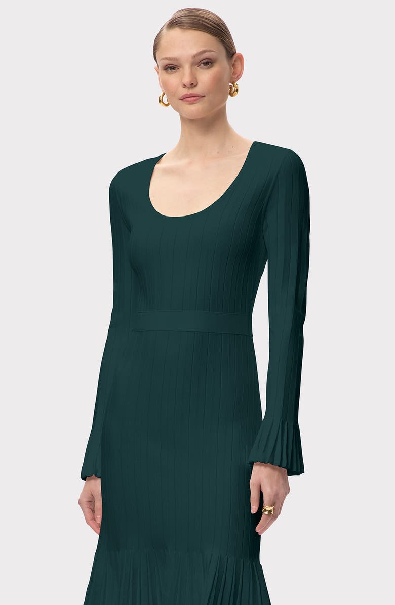 Herve Leger The Alena Dress, Alternate, color, Viridian