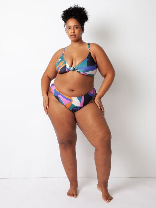 Villa Fresca Vista Bikini Swim Bottoms In Lush