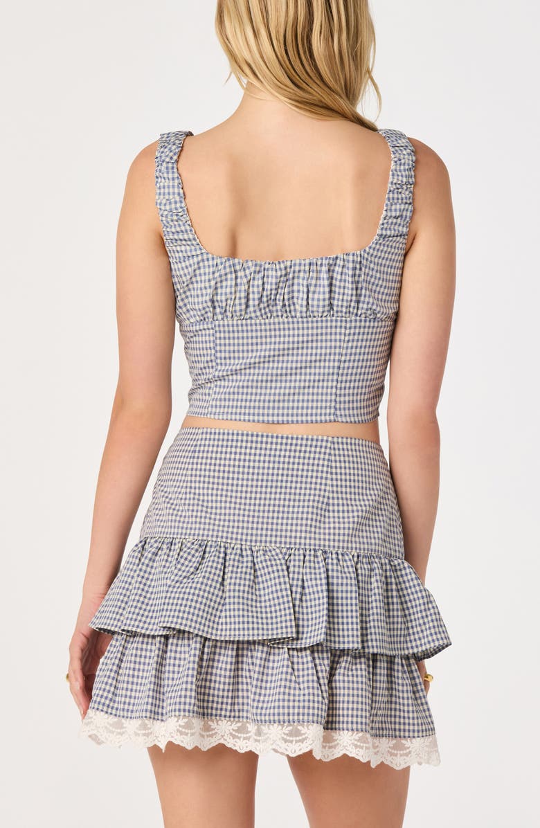 ASTR the Label Penny Gingham Tank, Alternate, color, Blue Gingham