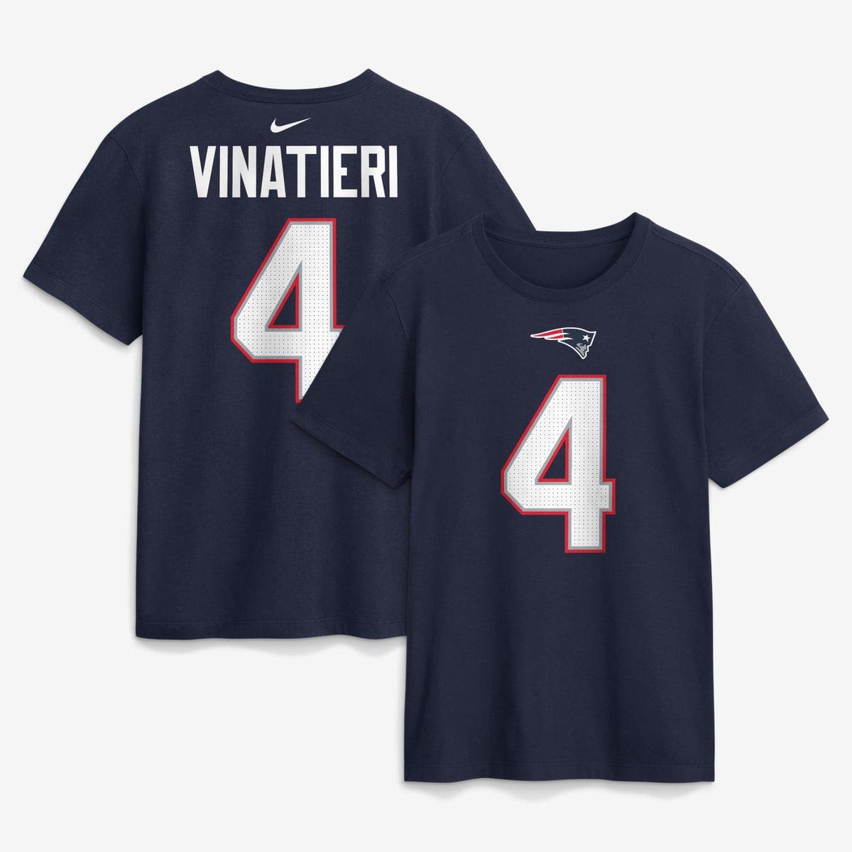 Nike Men's Nike Adam Vinatieri Navy New England Patriots Retired Name ...