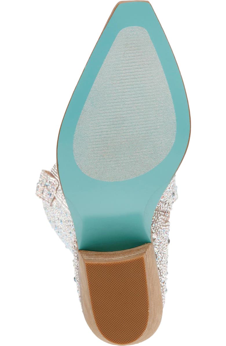 Betsey Johnson Dalas Embellished Western Boot, Alternate, color,