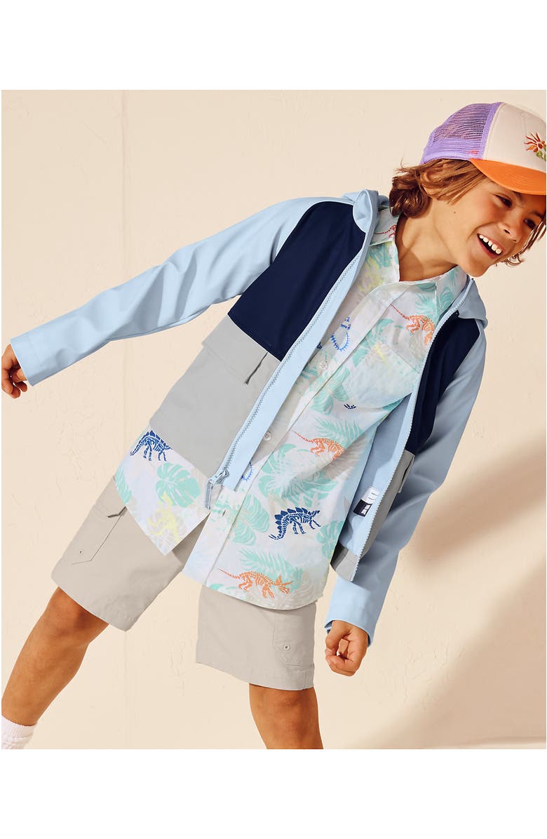 Lands' End Kids Water Resistant Hooded Rain Jacket, Main, color,