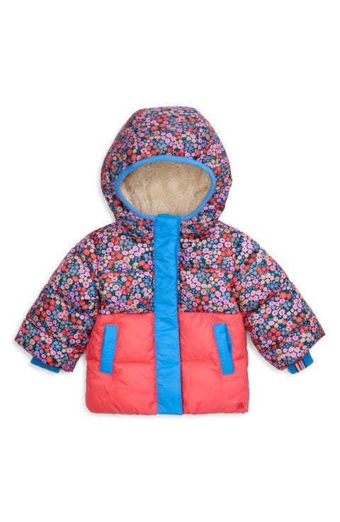 Lily Faux Fur Lined Hooded Puffer Parka (Baby)