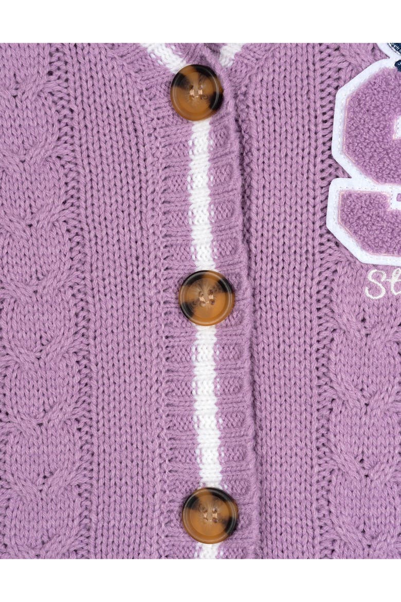 Lilo & Stitch Cardigan Sweater, Alternate, color, Lavender Stitch
