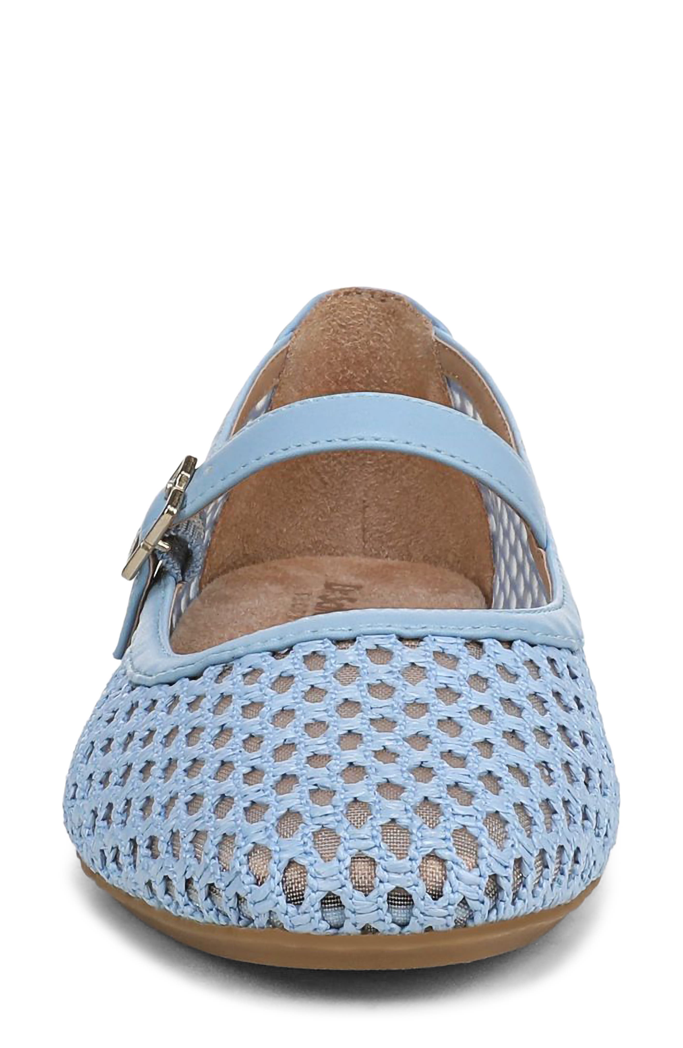 Wren Mesh Mary Jane Flat, Alternate, color, BLUE SKY