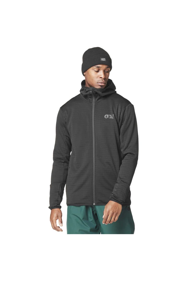 Bake Grid Full-Zip Hooded Fleece - Men's, Main, color, Black