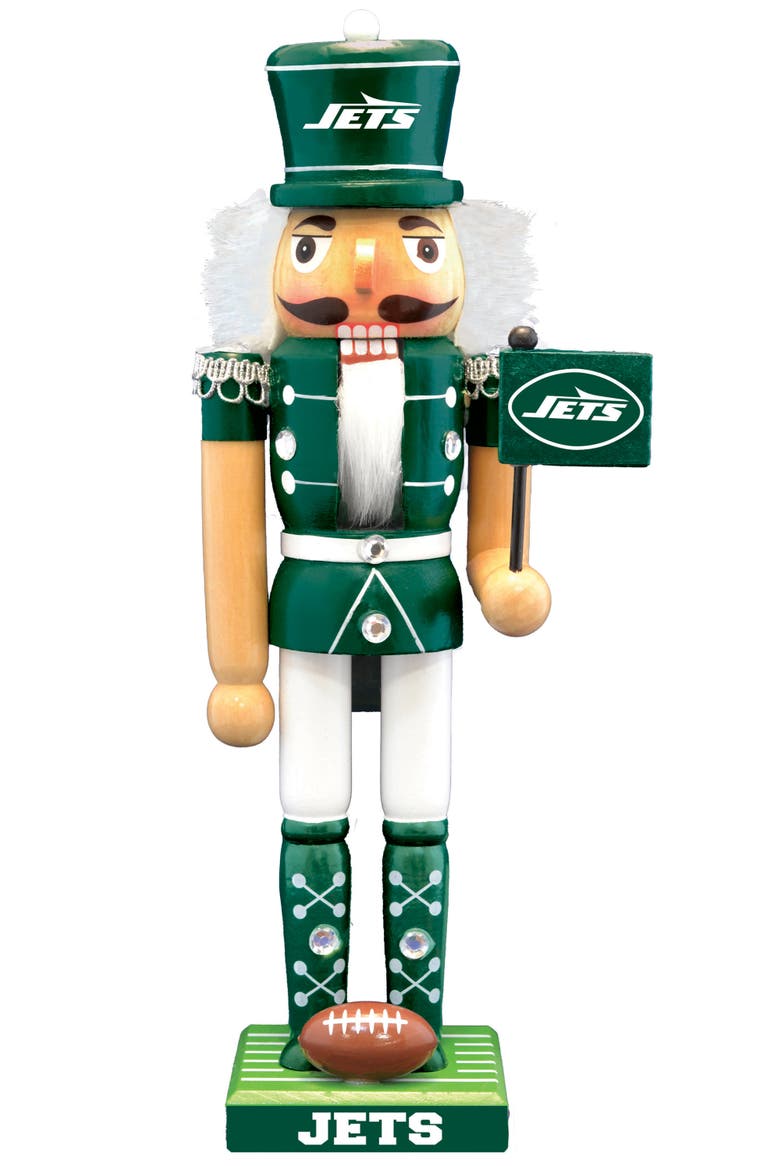 New York Jets Collectible Nutcracker, Main, color, Multicolor