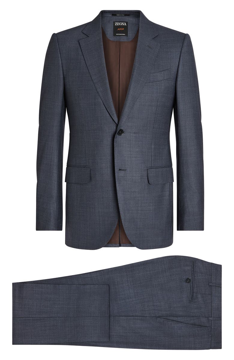 ZEGNA Prince of Wales Centoventimila Wool Suit, Alternate, color, 