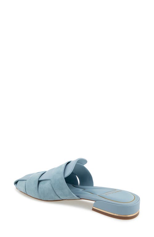 Kenneth Cole Faina Mule In Sky Blue Leather