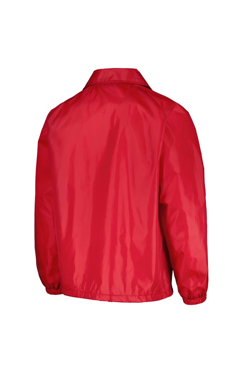 DUNBROOKE Men's Dunbrooke  Red Cincinnati Reds Coach's Raglan Full-Snap Windbreaker Jacket, Alternate, color, Red