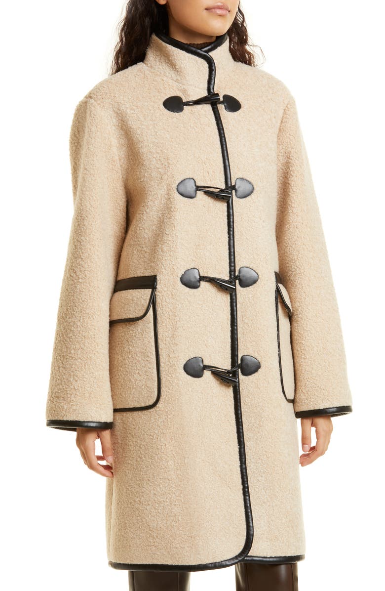 Toccin Faux Shearling Toggle Coat, Alternate, color,