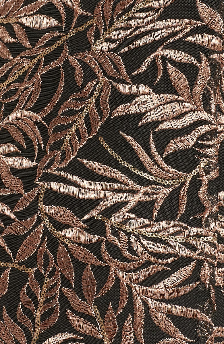 Alex Evenings Metallic Embroidered Twinset, Alternate, color, 