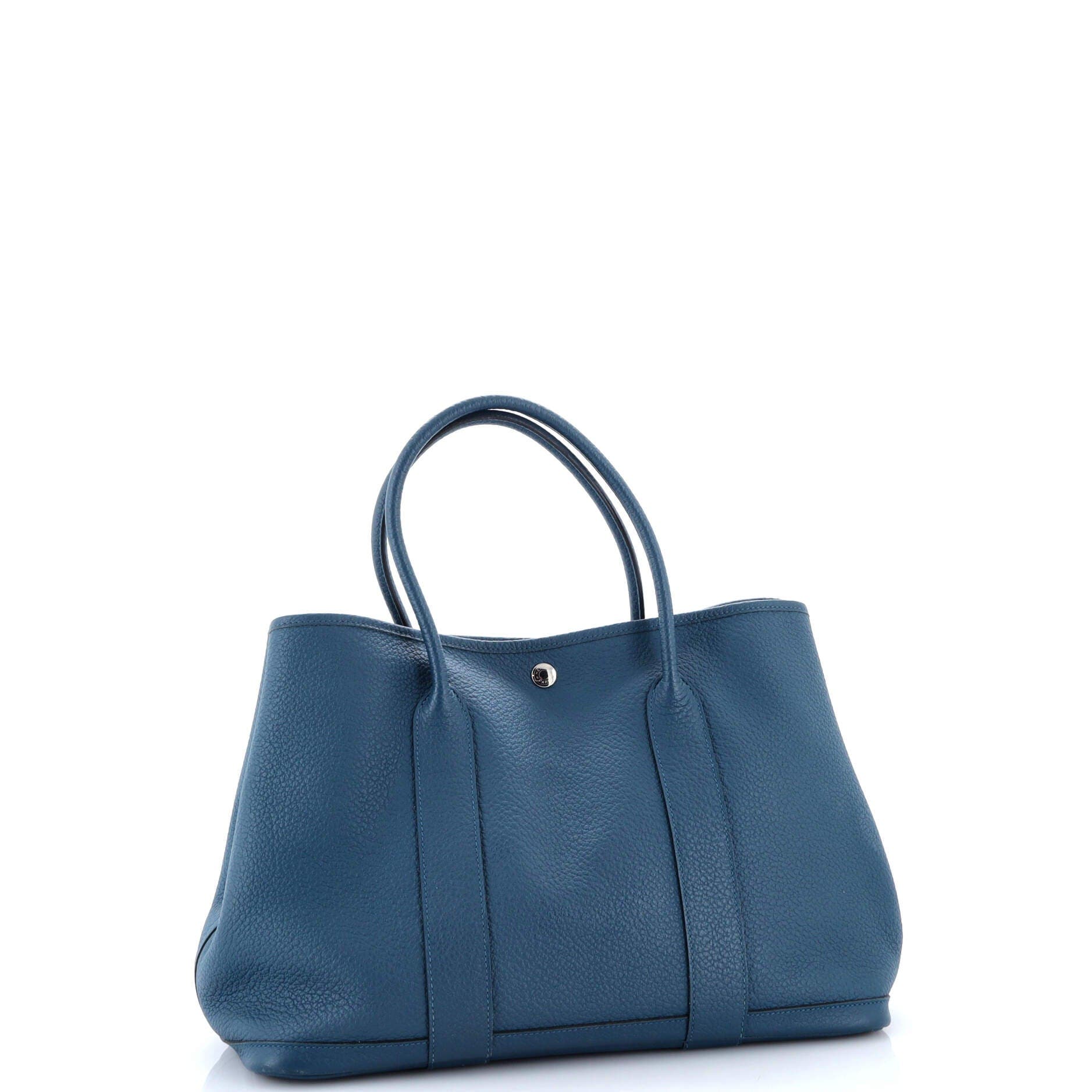 Pre-Owned Hermes Garden Party Tote Leather with Printed Interior 36, Alternate, color, 