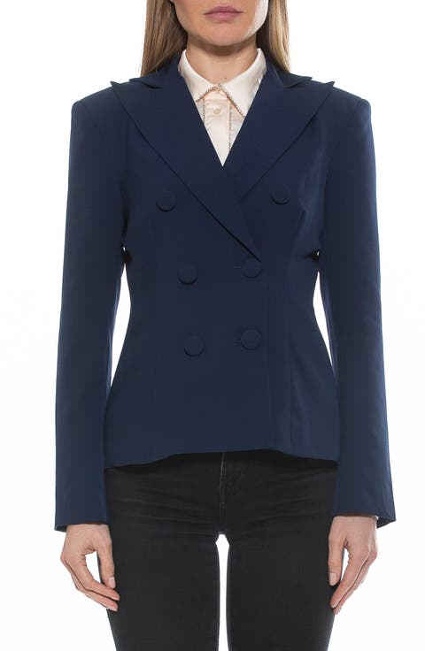 Lianne Classic Double Breasted Button Front Closure