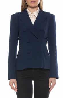 Alexia Admor Lianne Classic Double Breasted Button Front Closure