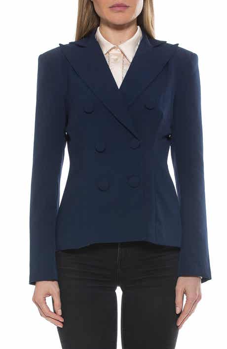 Alexia Admor Lianne Classic Double Breasted Button Front Closure