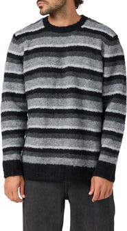 O'Neill Fuzzy Stripe Crewneck Sweater