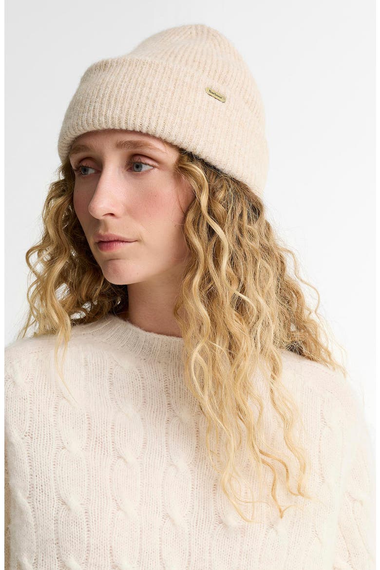 Enid Beanie, Alternate, color, BIRCH