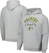 STARTER Men's Starter  Heather Gray Green Bay Packers Pullover Hoodie