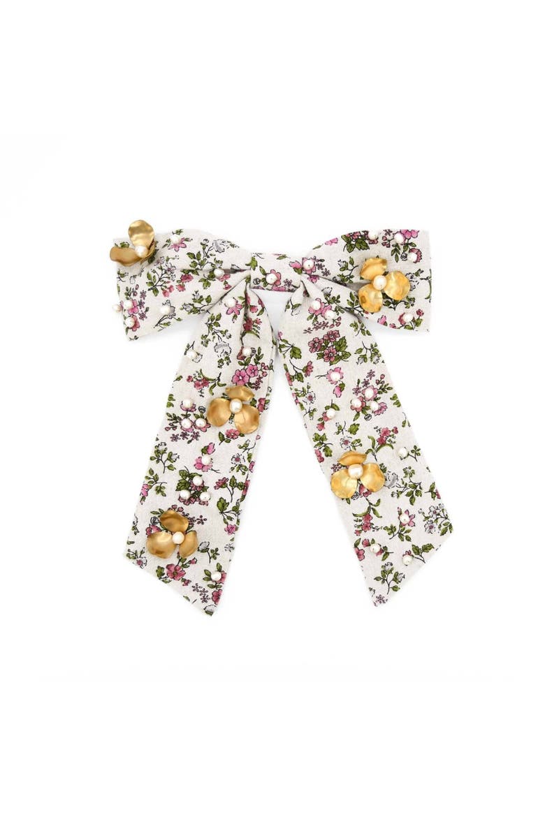 Cherry Blossom Barrette, Main, color, Pink