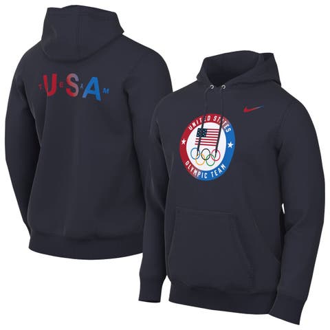 Men's Nike ACG  Navy Team USA Club Fleece Hoodie