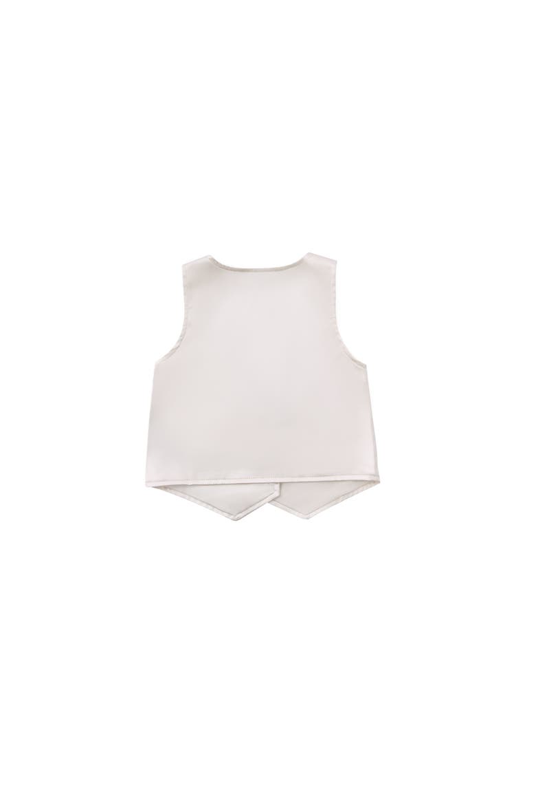 Ashford Satin Vest Formal Set, Alternate, color, Beige