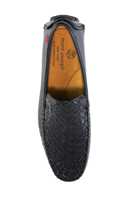 Marc Joseph New York Spring St Leather Venetian Weave Driver Loafer, Alternate, color, 