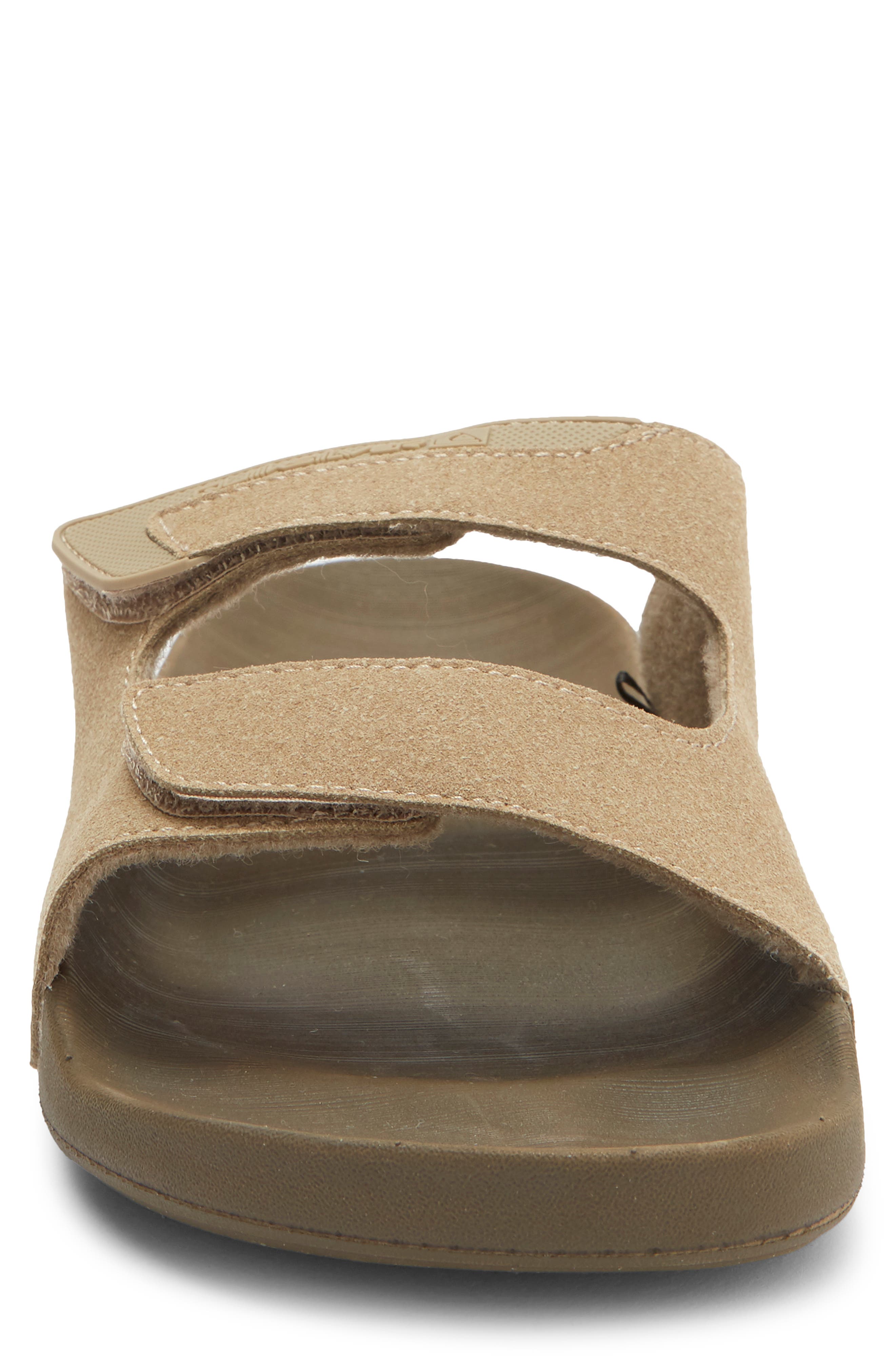 Quiksilver Dusk Patrol Slide Sandal, Alternate, color, Tan/ Medium Brown