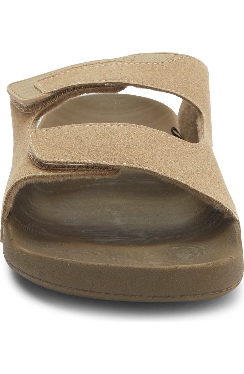 Quiksilver Dusk Patrol Slide Sandal, Alternate, color, Tan/ Medium Brown