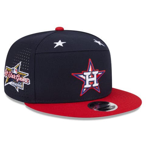Men's New Era Navy/Red  Houston Astros 2025 MLB All-Star Game Workout Side Patch 9FIFTY Snapback Hat
