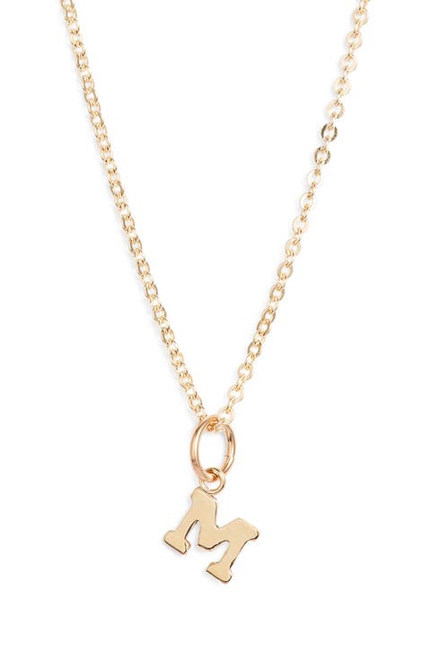 Initial Pendant Necklace