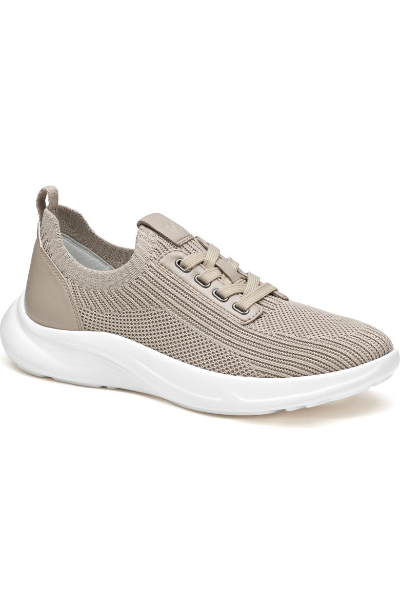 Johnston & Murphy Escape Knit Sneaker, Main, color, Taupe Knit