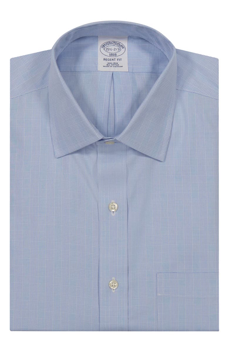 Brooks Brothers Non-Iron Regent Fit Dress Shirt, Main, color, 