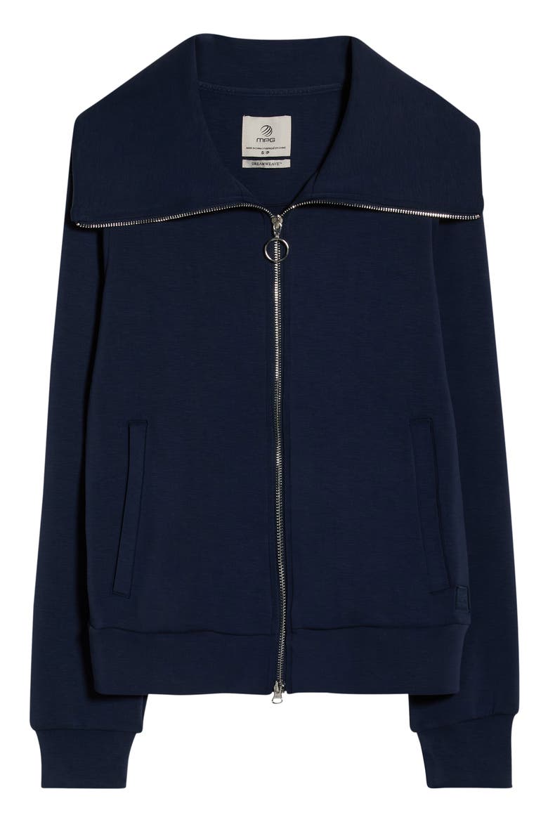 Dreamweave™ Oversize Zip Jacket, Alternate, color, NAVY BLAZER