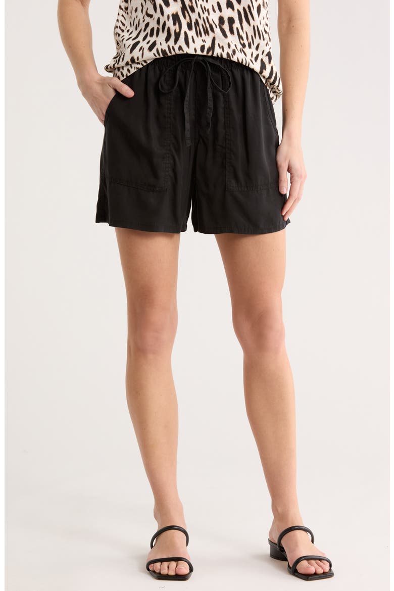 Pull-On Shorts, Main, color, WASHED BLACK