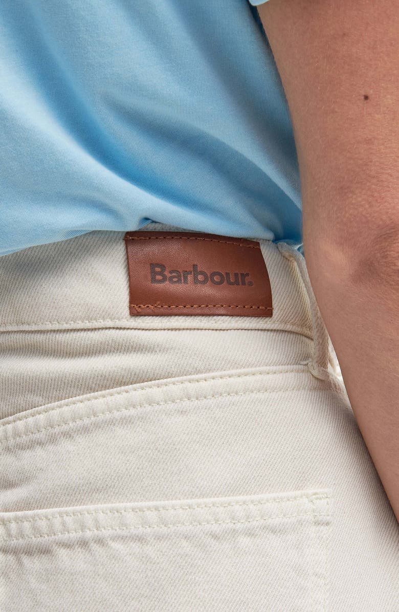 Barbour Maisie High Waist Wide Leg Jeans, Alternate, color, Ecru