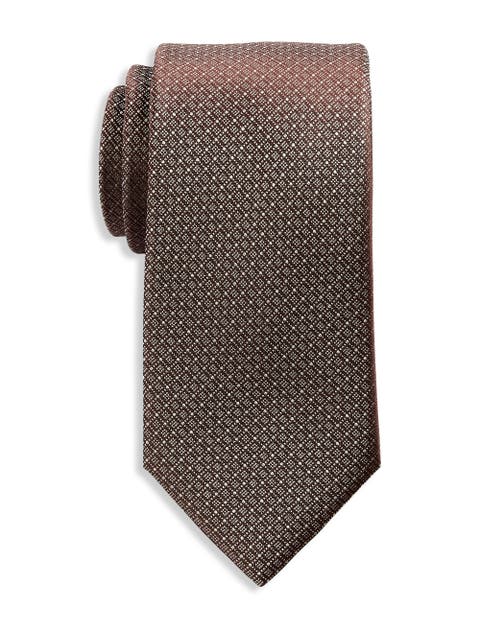 Archer Mini Grid Patterned Tie