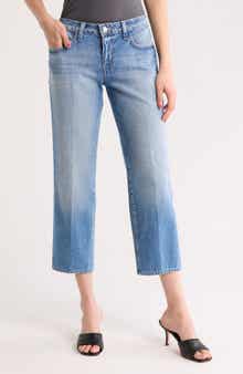 L'AGENCE Blaine Low Rise Crop Stovepipe Jeans
