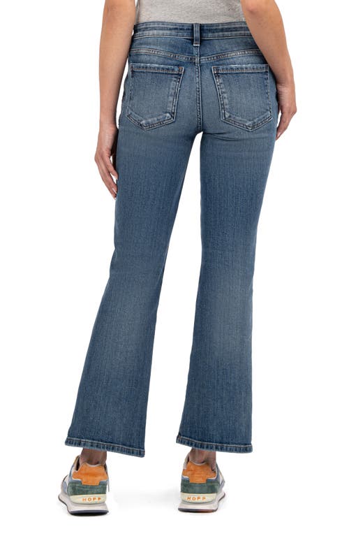 Kut From The Kloth Kelsey Mid Rise Kick Flare Jeans In Effectivness