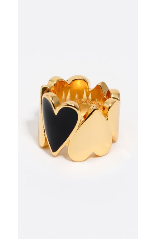 Bimba Y Lola Hearts Shape Ring In Gold