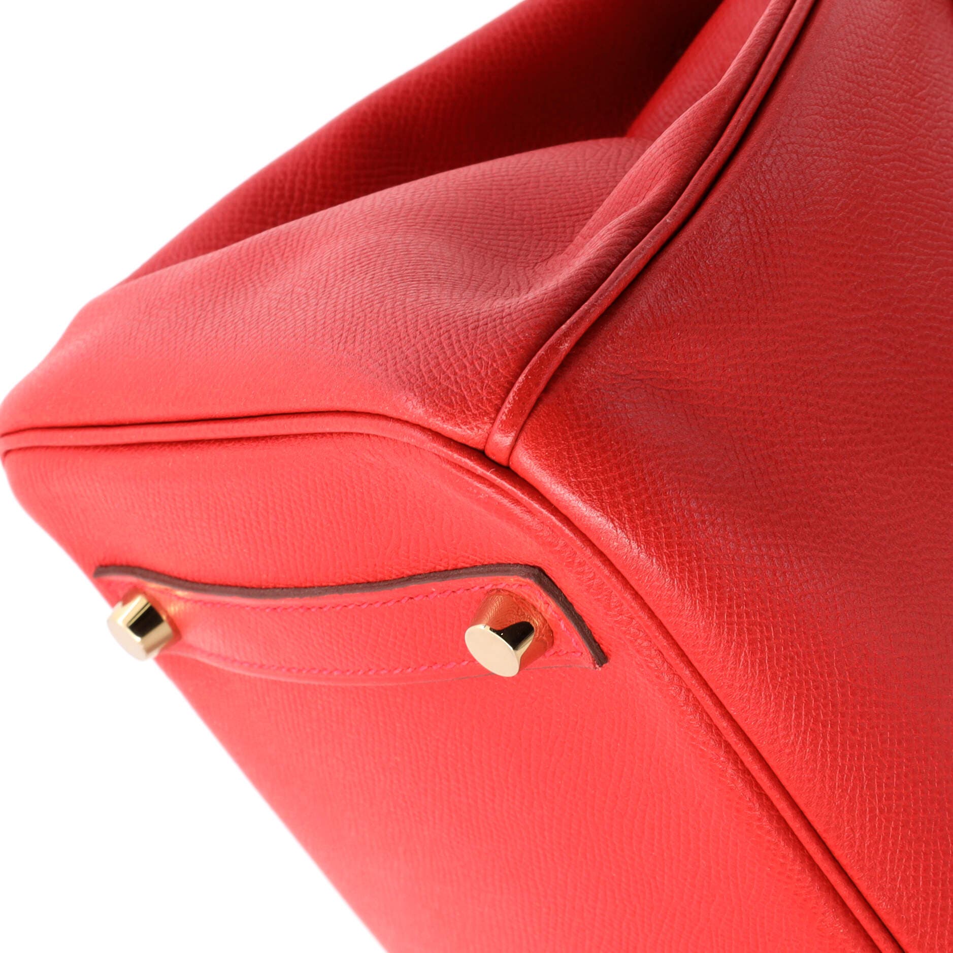 Pre-Owned Hermes Birkin Handbag Red Epsom with Gold Hardware 30, Alternate, color, Rouge Casaque