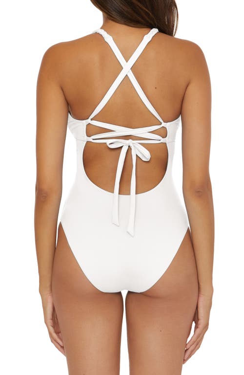 Soluna Lake Side Tie Back One-piece Swimsuit