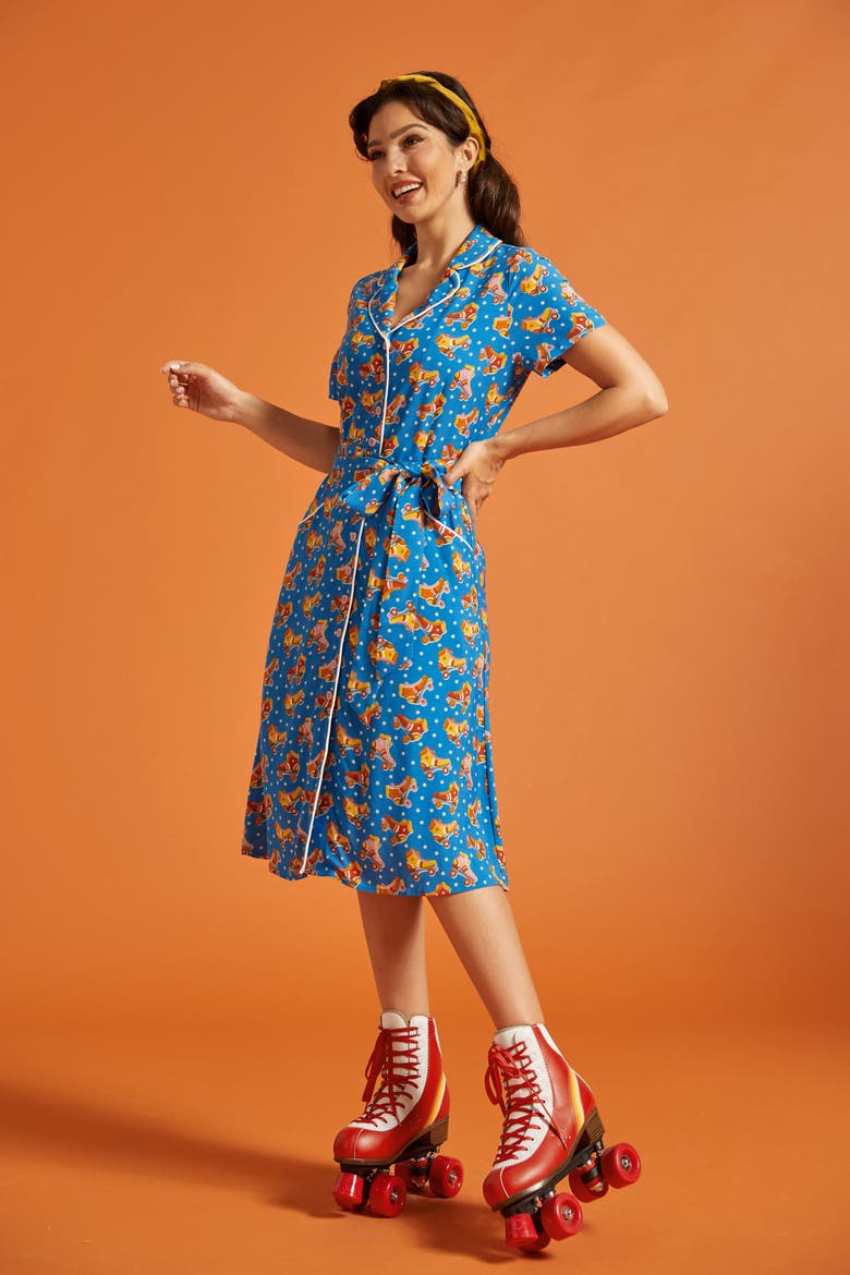 Going Out and About Shirt Dress, Alternate, color, Roll With It